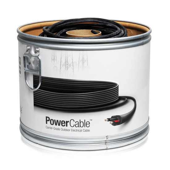 Cablu de alimentare UniFi DC cupru lițat AWG 12 rolă 305m negru, PC-12